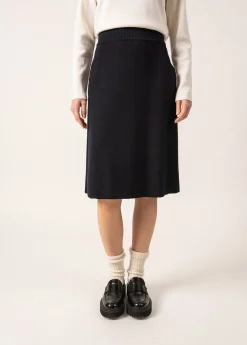 Artigues Straight Wool Skirt