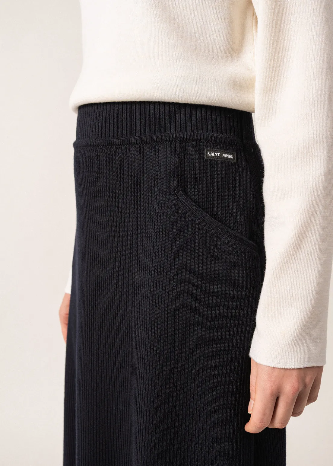 Artigues Straight Wool Skirt