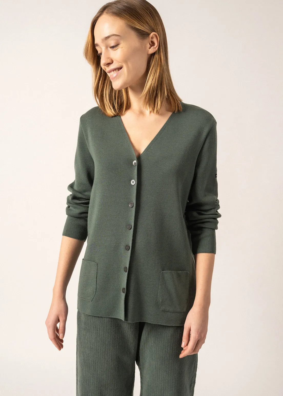 Blainville V neck cardigan