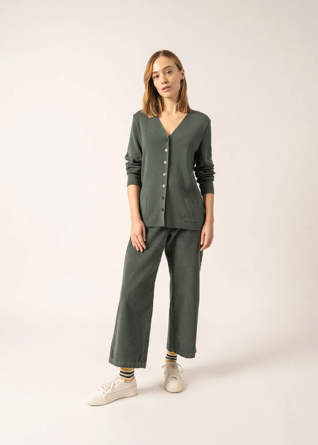 Blainville V neck cardigan