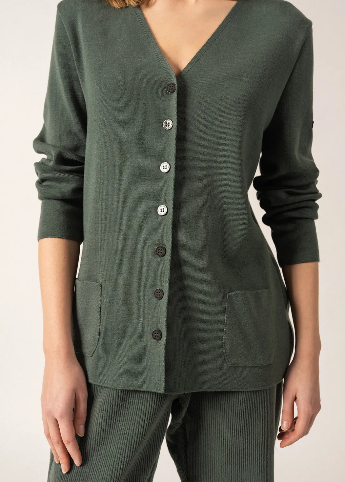 Blainville V neck cardigan