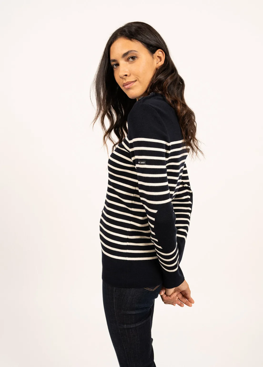 Bregançon striped sailor jumper