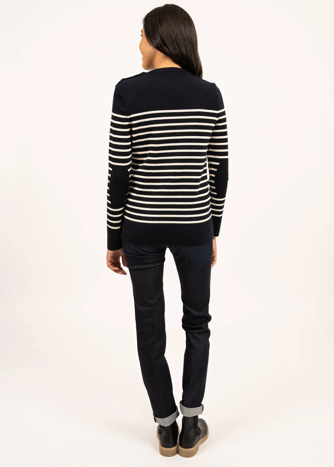 Bregançon striped sailor jumper
