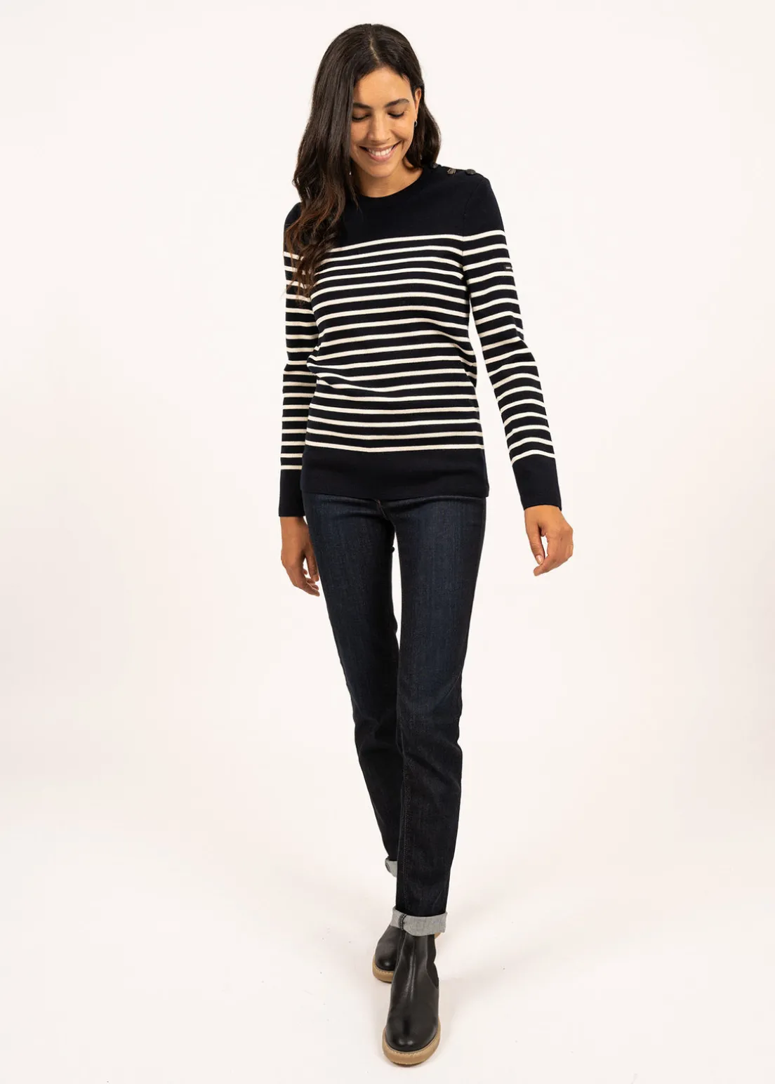 Bregançon striped sailor jumper