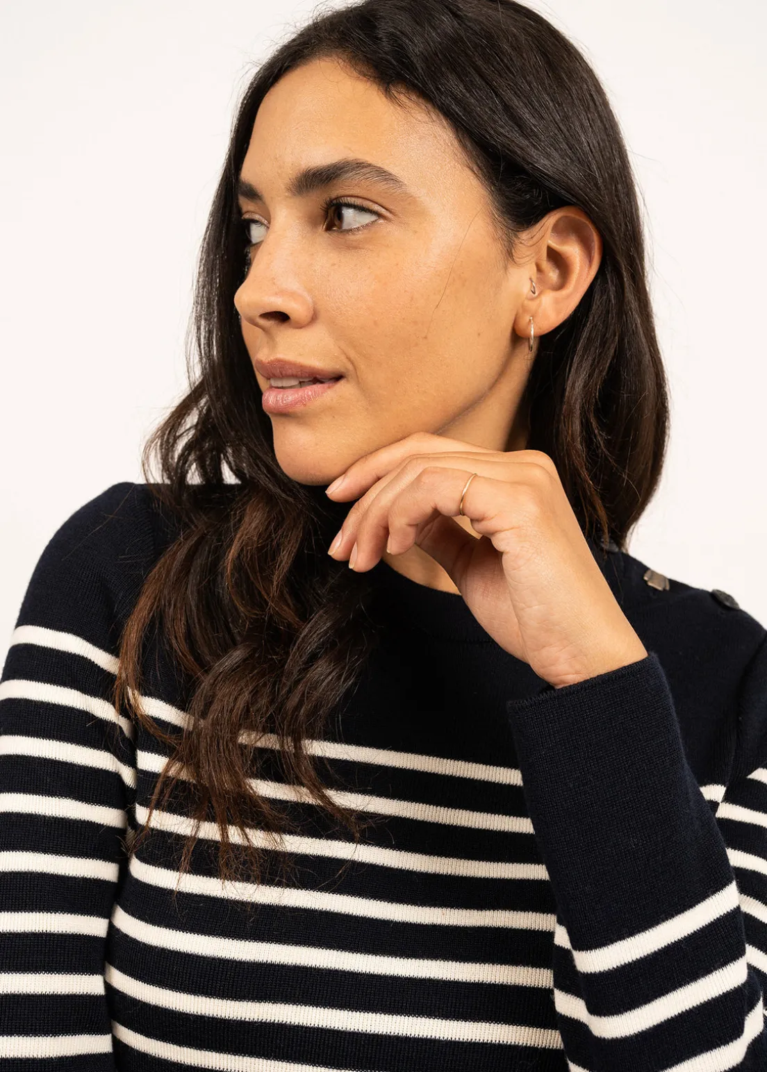 Bregançon striped sailor jumper