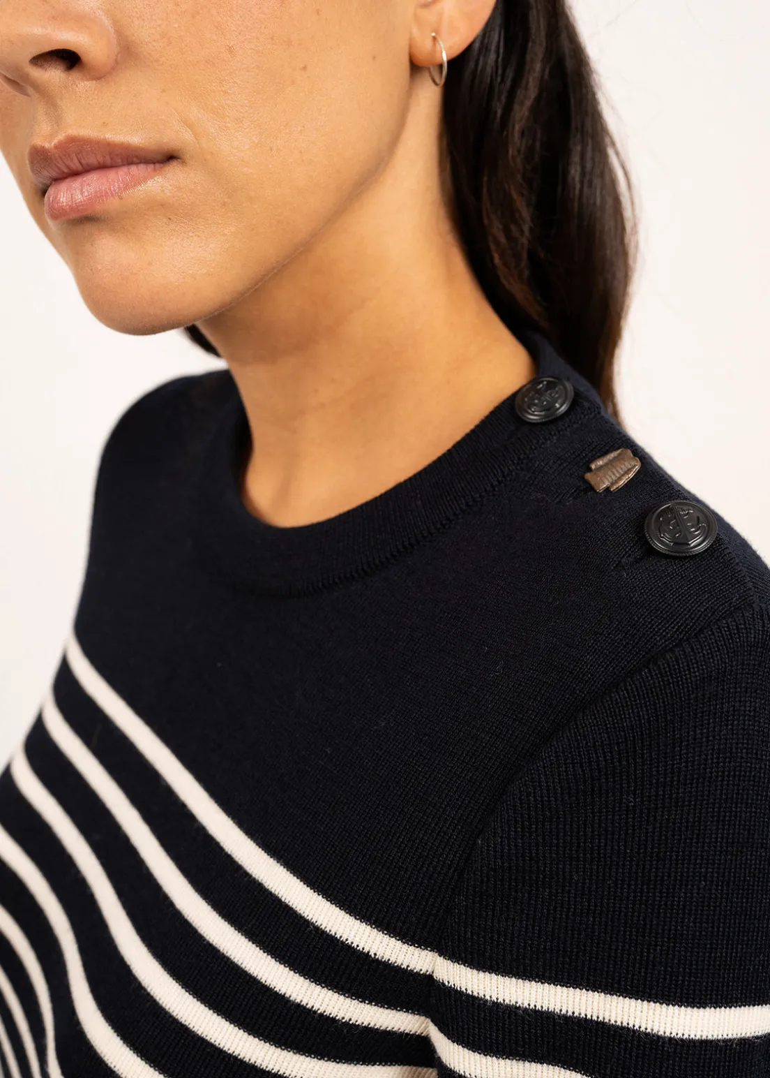 Bregançon striped sailor jumper
