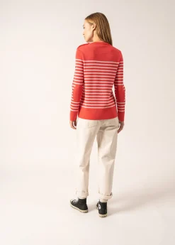 Bregançon striped sailor jumper