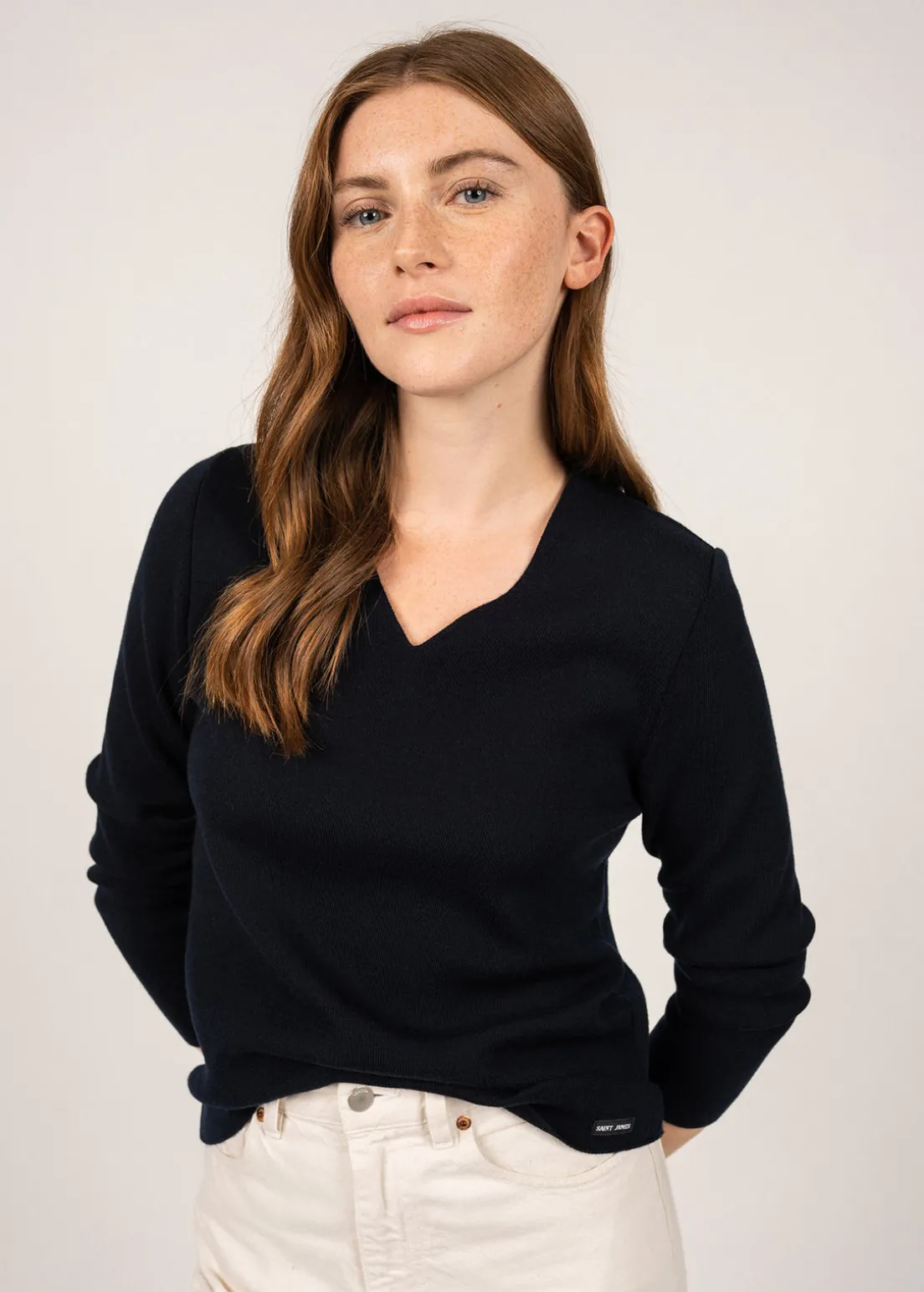 Brehat V neck jumper