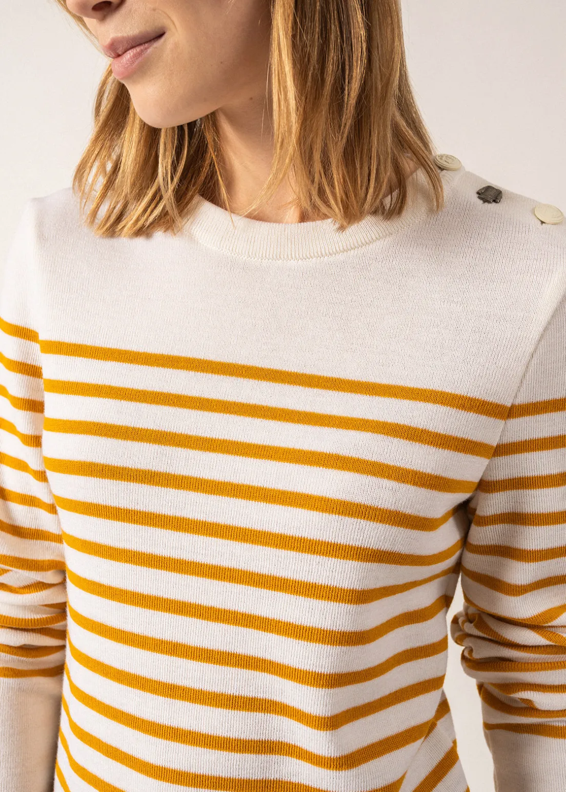 Brégançon striped sailor jumper