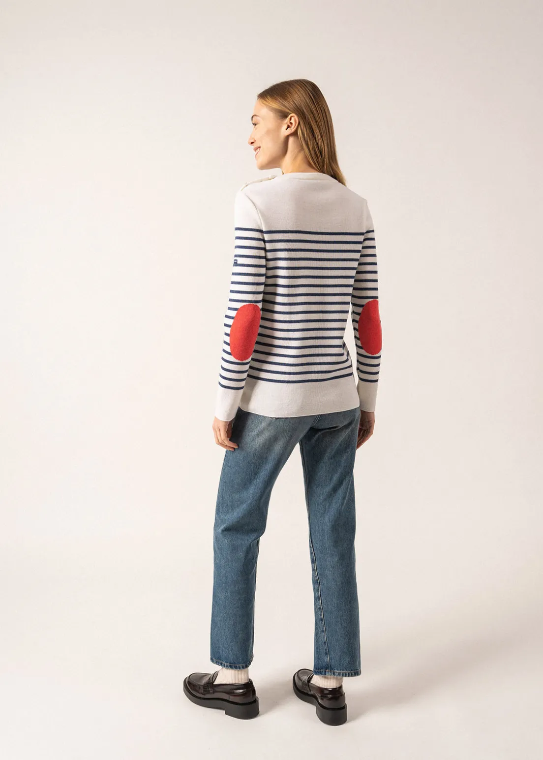 Brégançon striped sailor jumper
