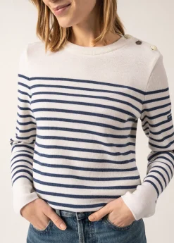 Brégançon striped sailor jumper
