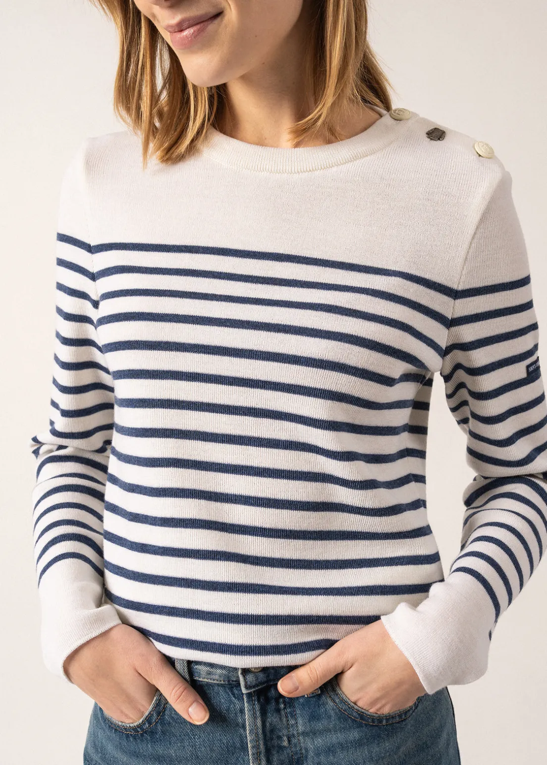 Brégançon striped sailor jumper