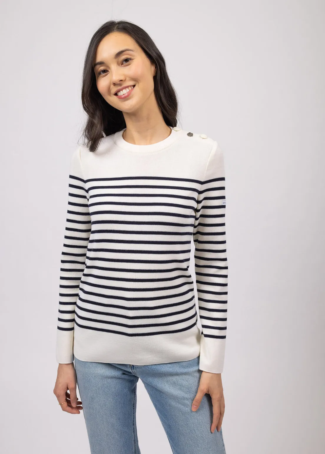 Brégançon striped sailor jumper