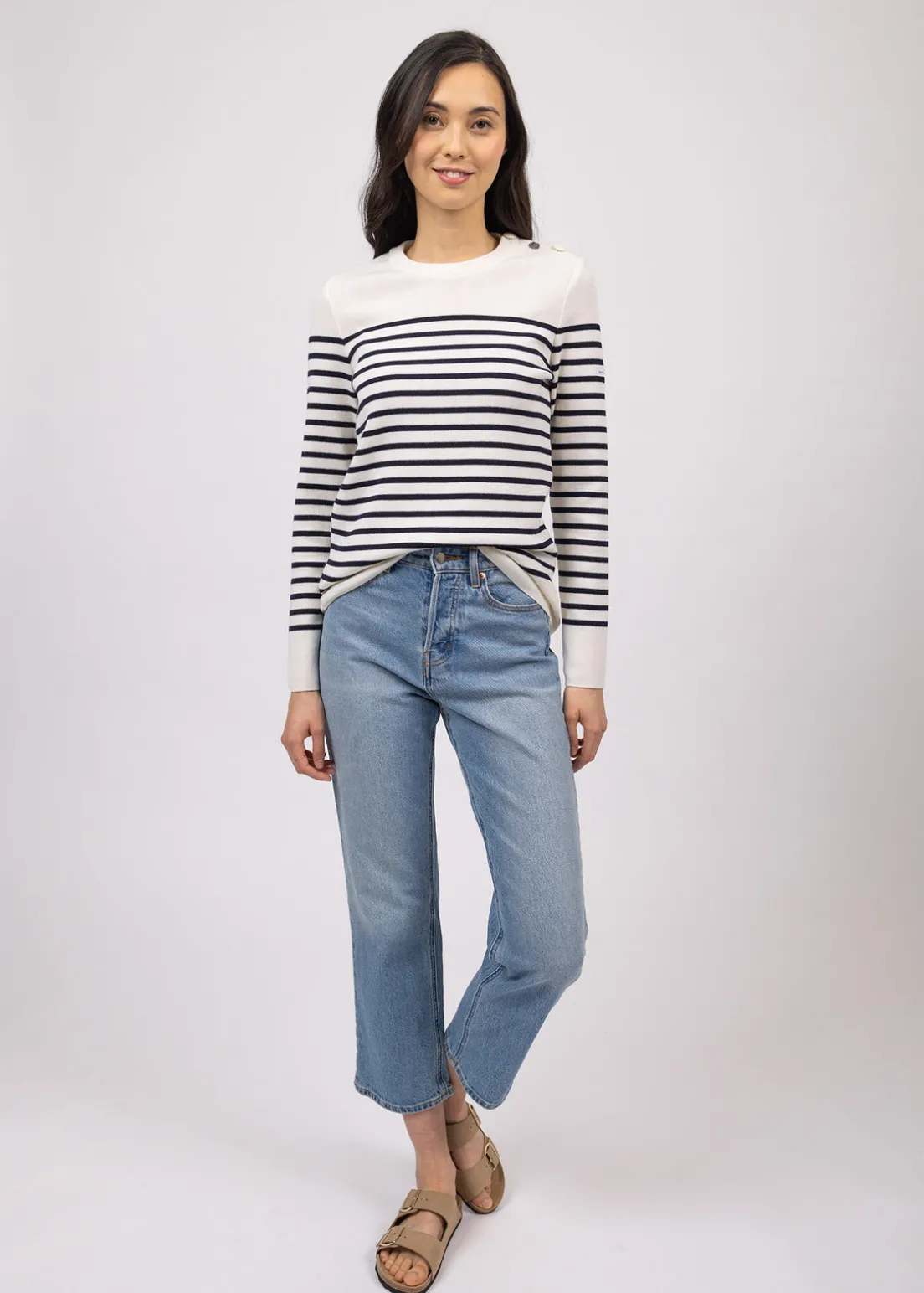 Brégançon striped sailor jumper