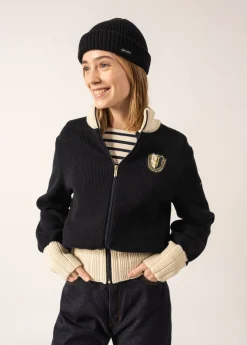Campus Sports-inspired Cardigan