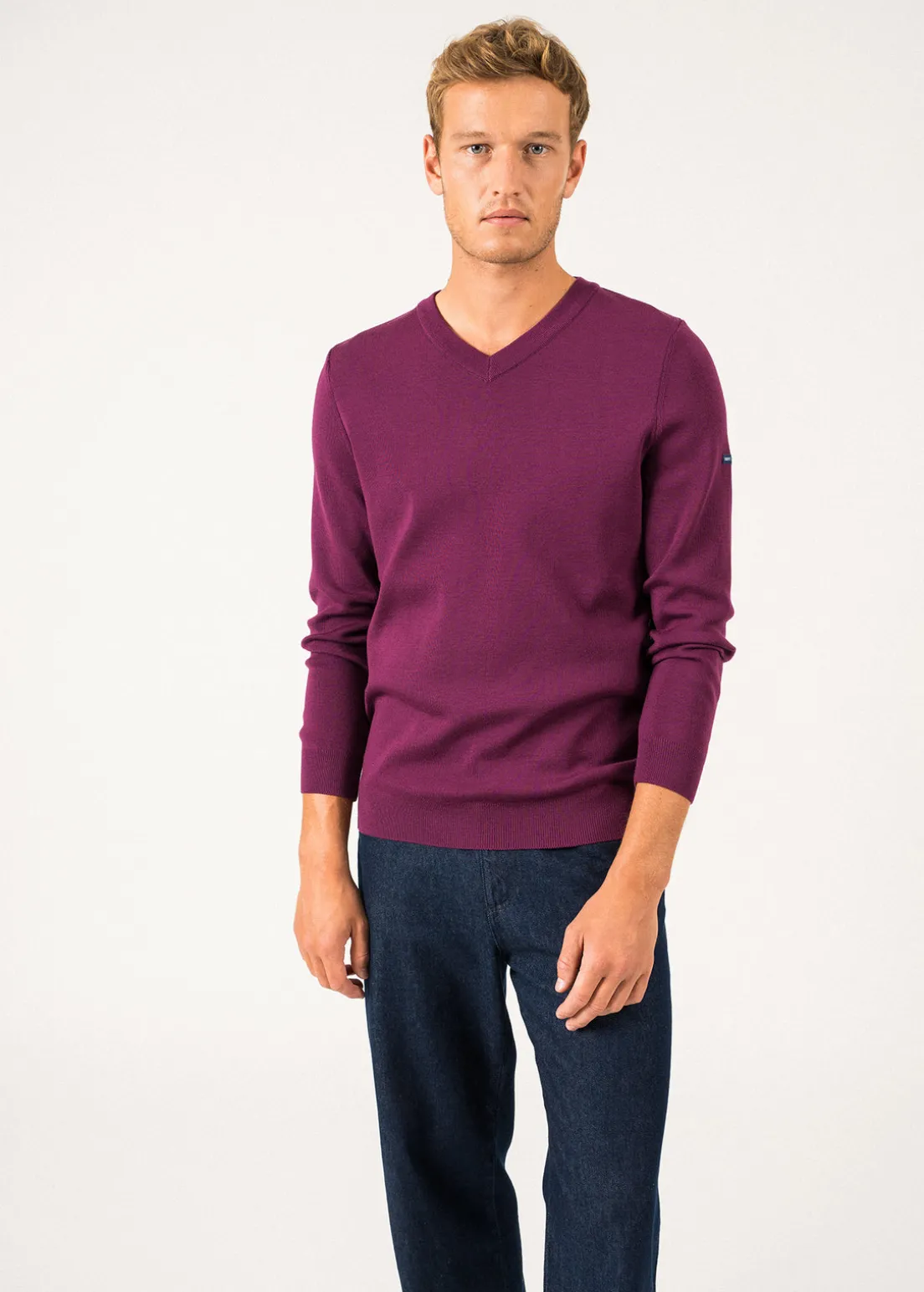 Cuirassé V neck jumper