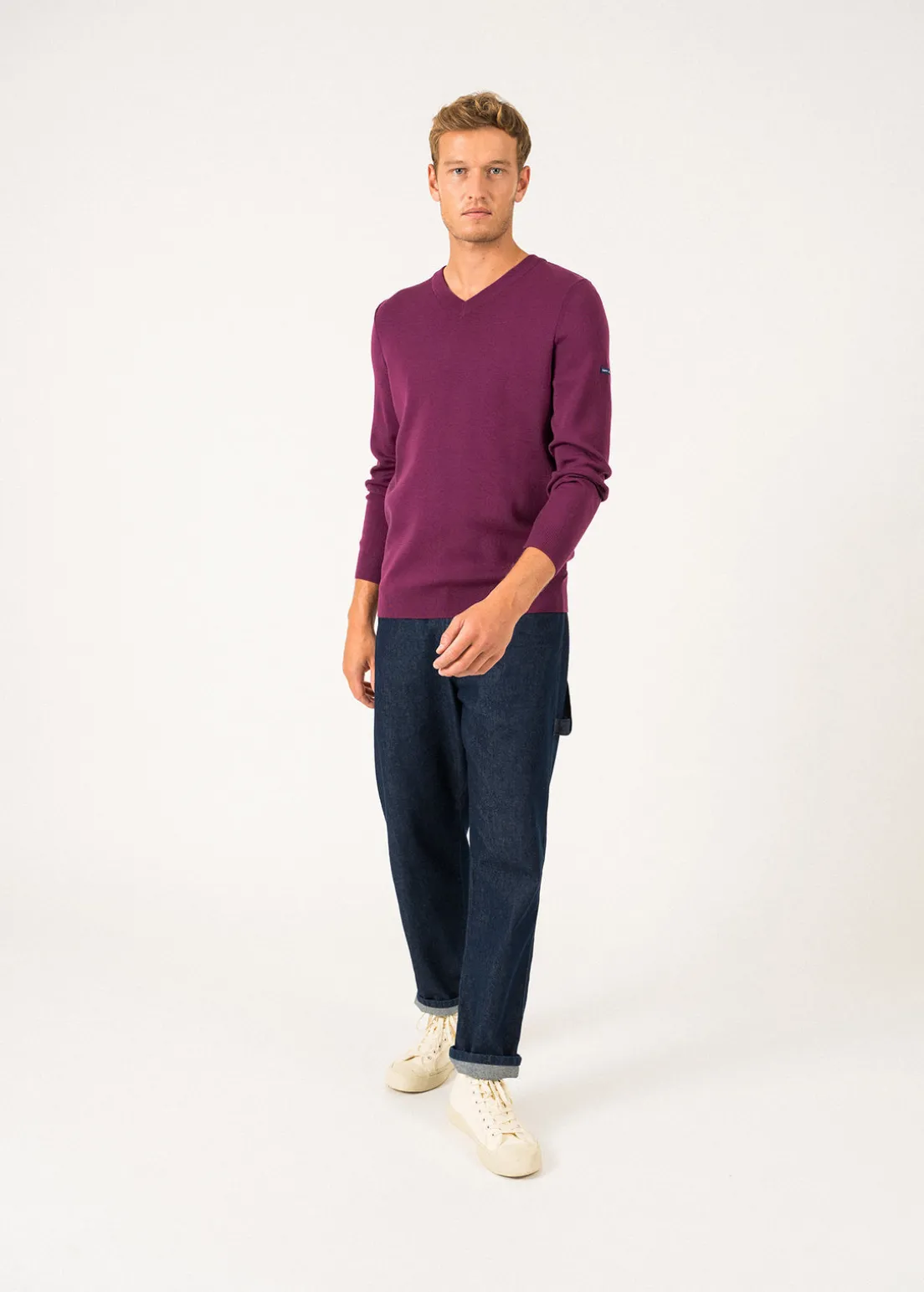 Cuirassé V neck jumper