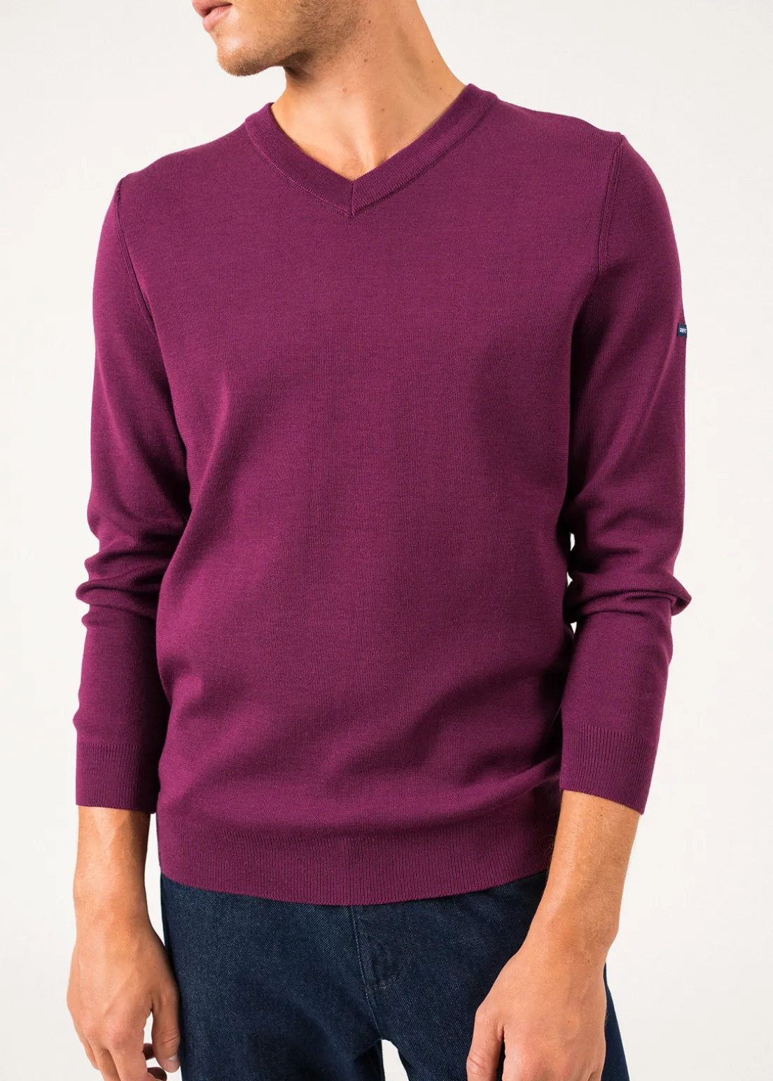 Cuirassé V neck jumper
