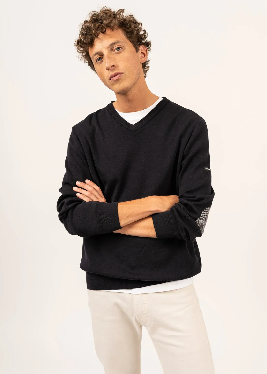 Cuirassé V neck jumper