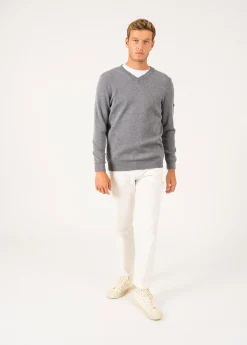 Cuirassé V neck jumper
