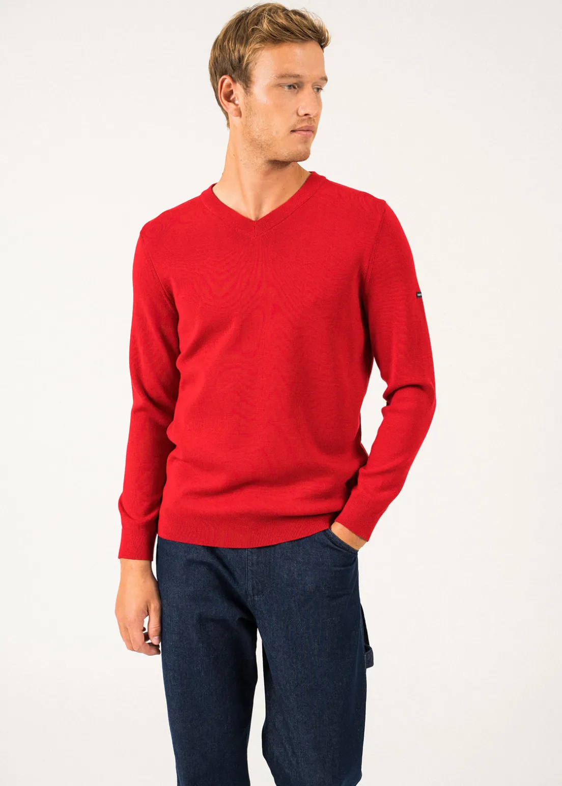 Cuirassé V neck jumper