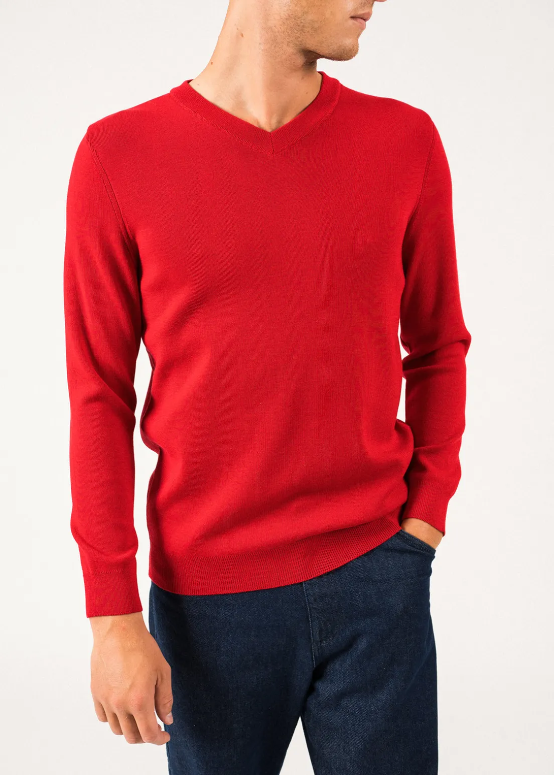 Cuirassé V neck jumper