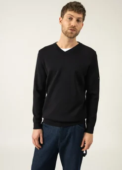 Cuirasse V neck jumper