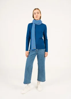 Duguay striped scarf