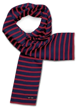 Duguay striped scarf