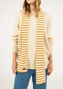 Duguay striped scarf