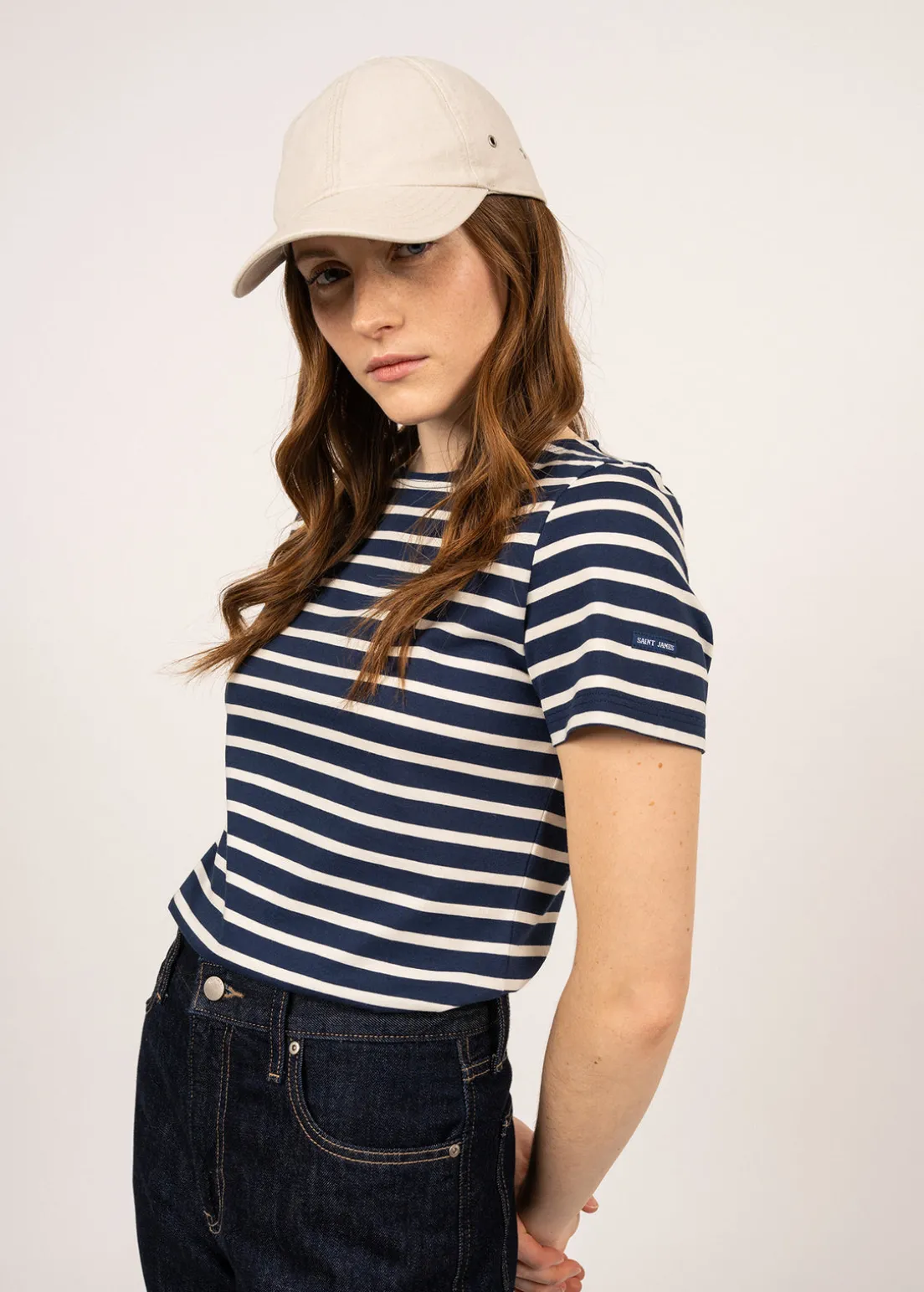 Etrille short sleeve striped sailor shirt