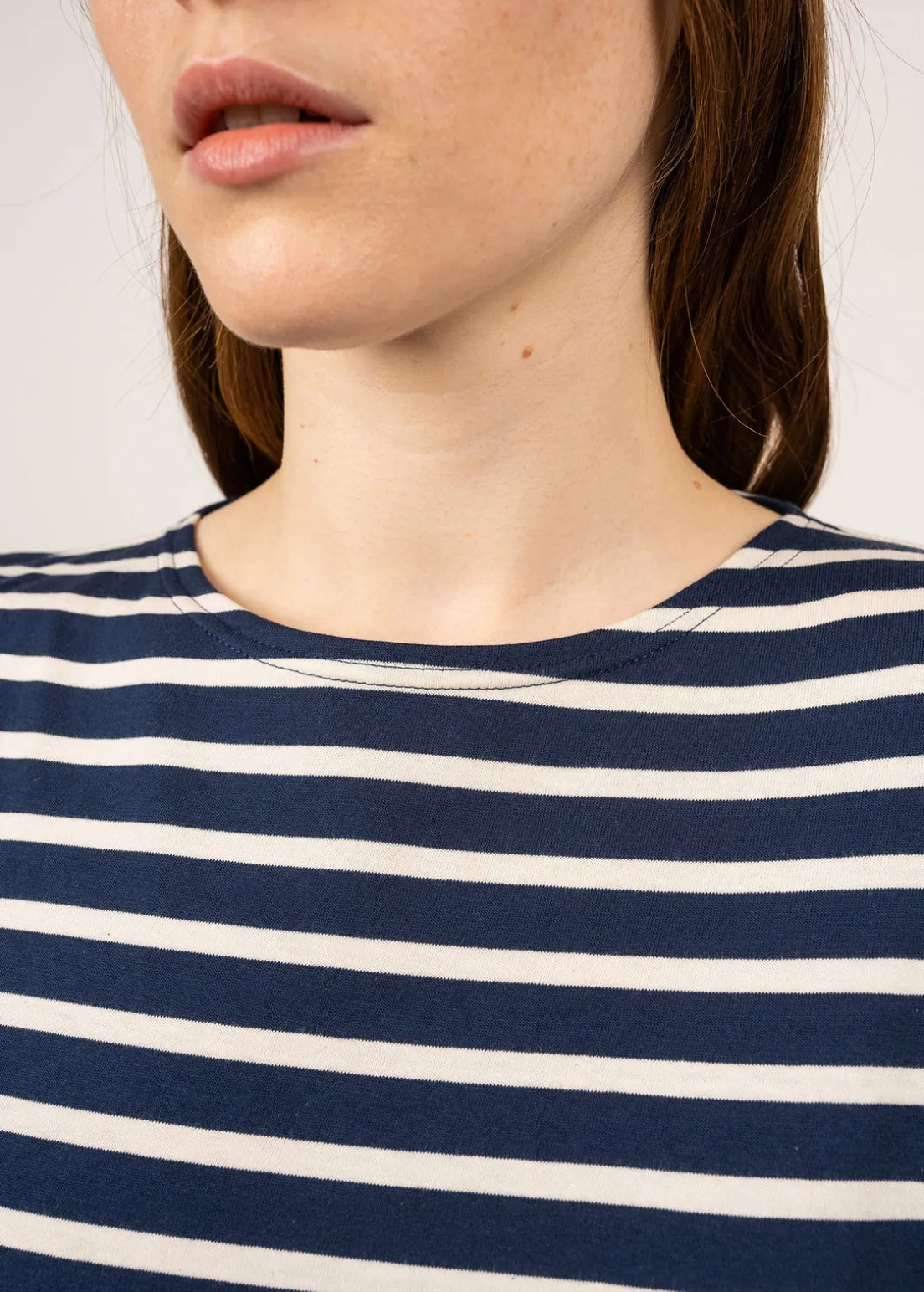 Etrille short sleeve striped sailor shirt