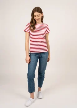 Etrille short sleeve striped sailor shirt