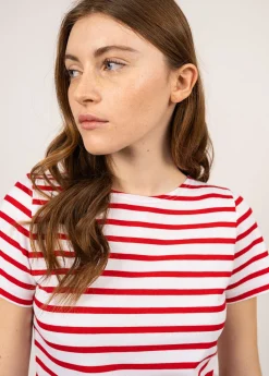 Etrille short sleeve striped sailor shirt