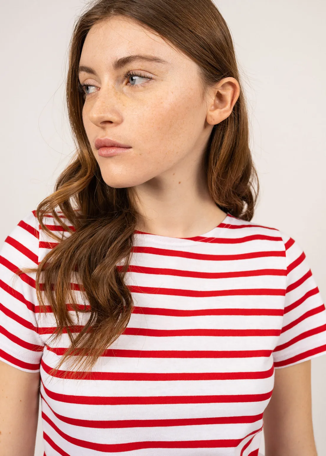 Etrille short sleeve striped sailor shirt