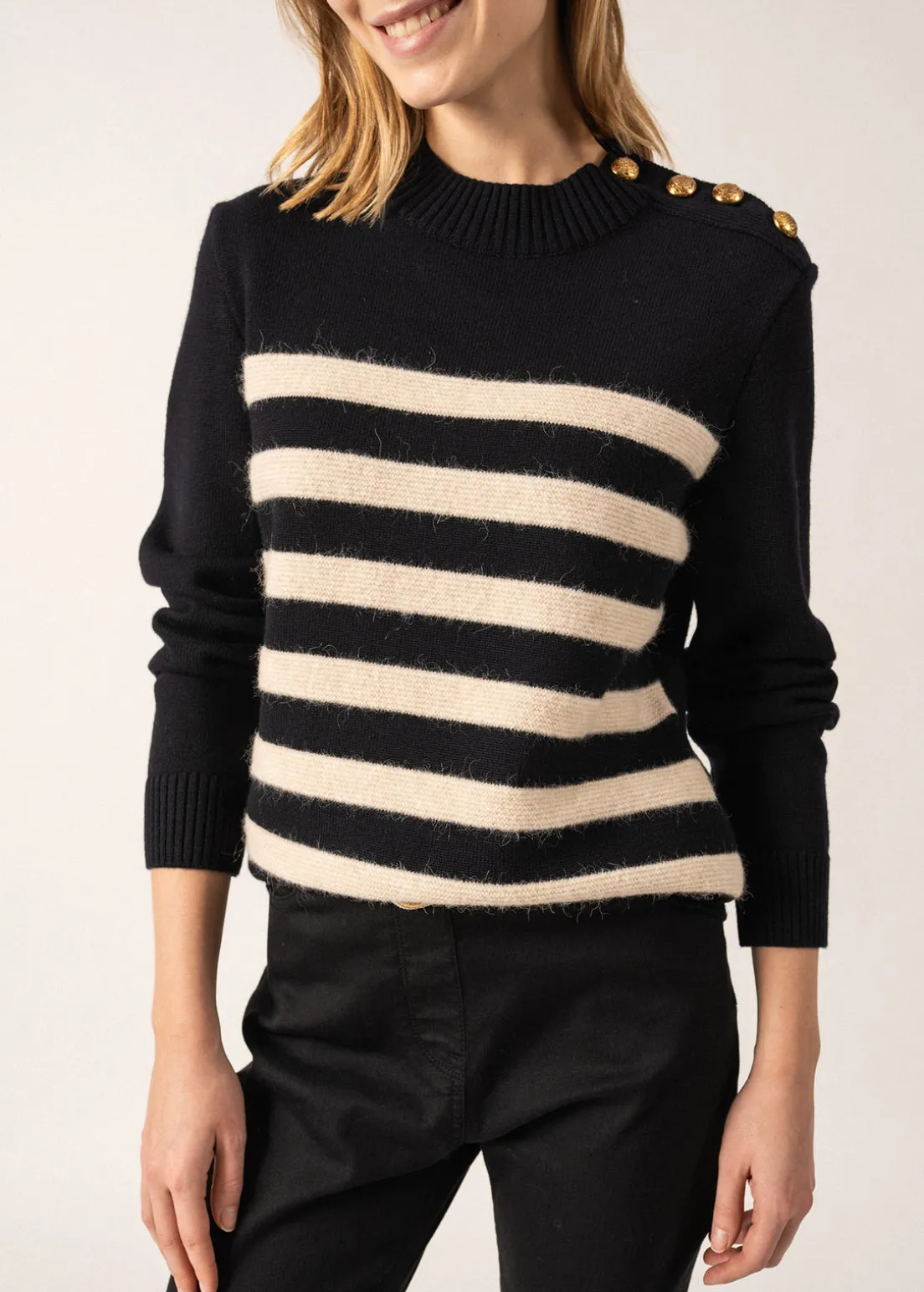 Gala Striped Sailor-inspired Jumper