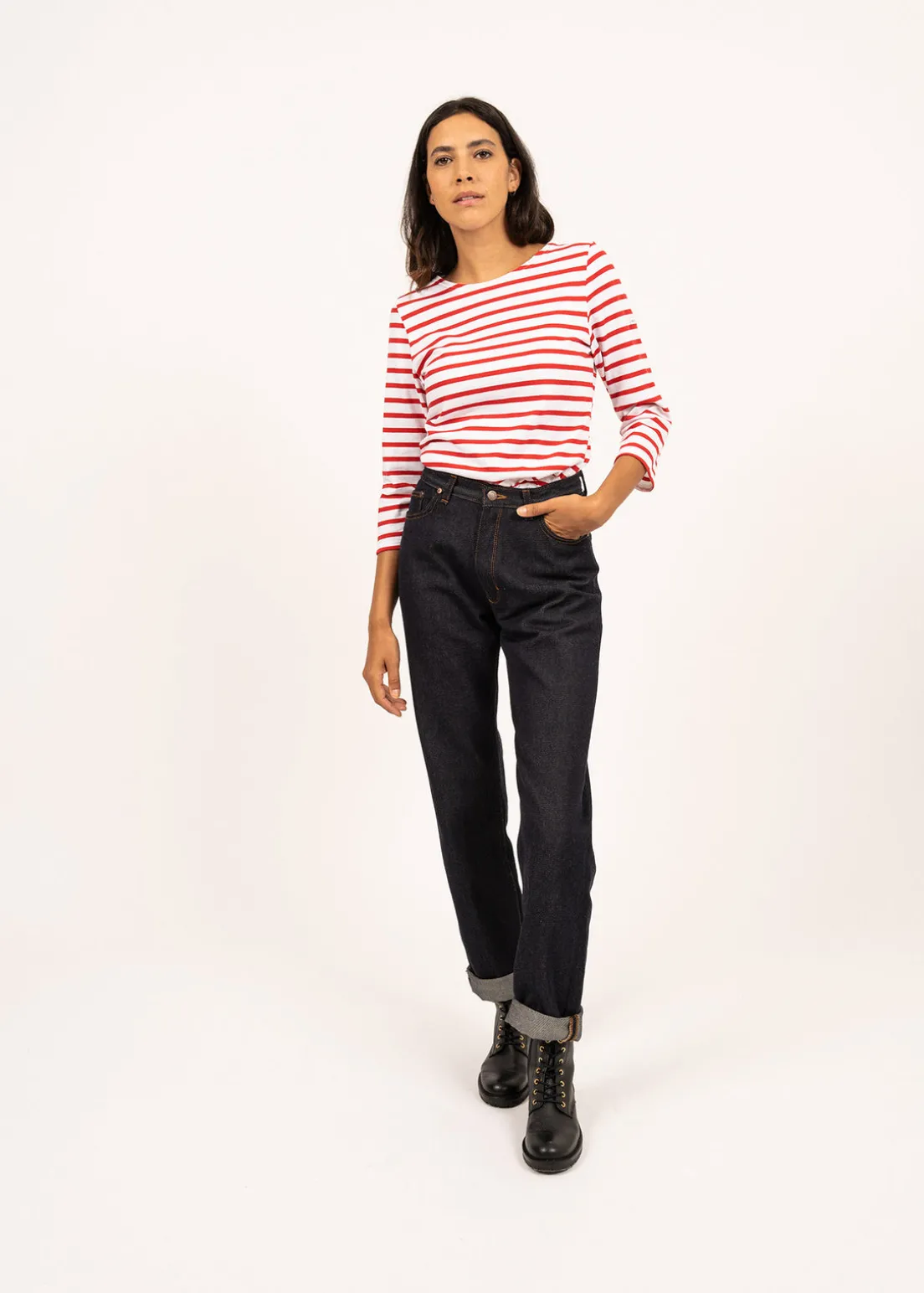Galathée striped sailor shirt