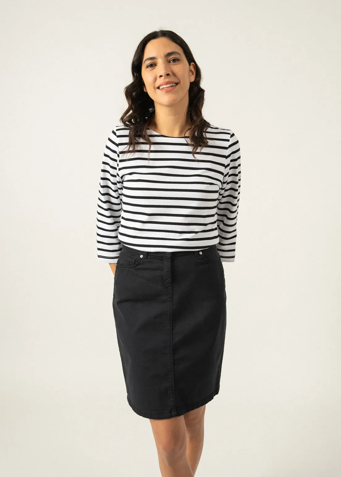 Galathée striped sailor shirt