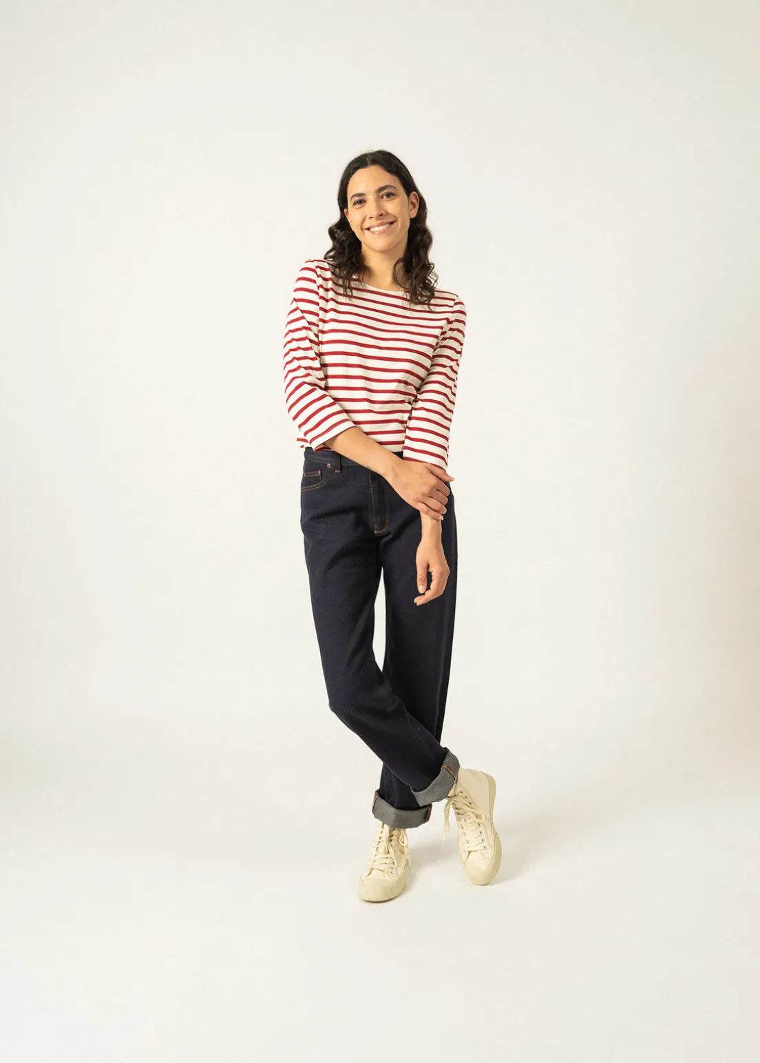 Galathée striped sailor shirt