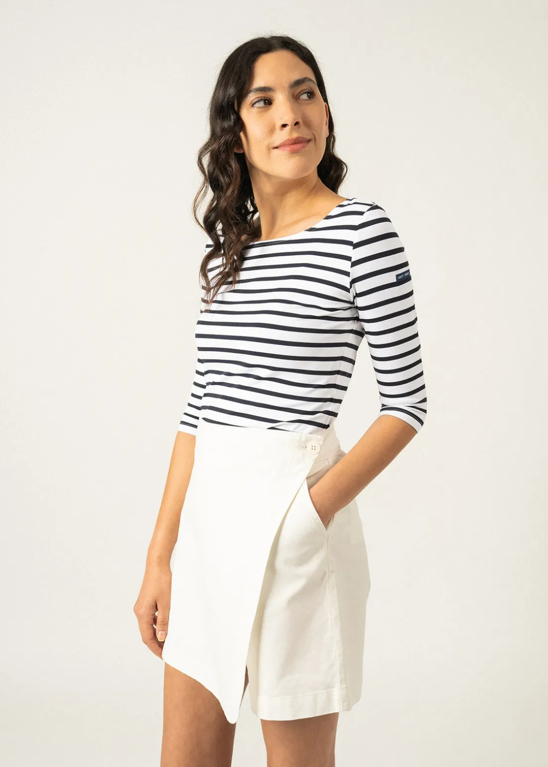 Garde Côte anti-UV striped sailor shirt