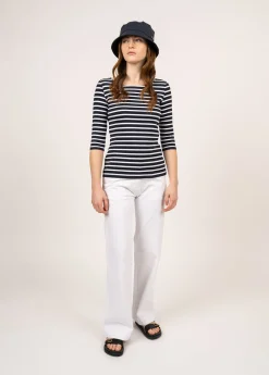 Garde Côte anti-UV striped sailor shirt