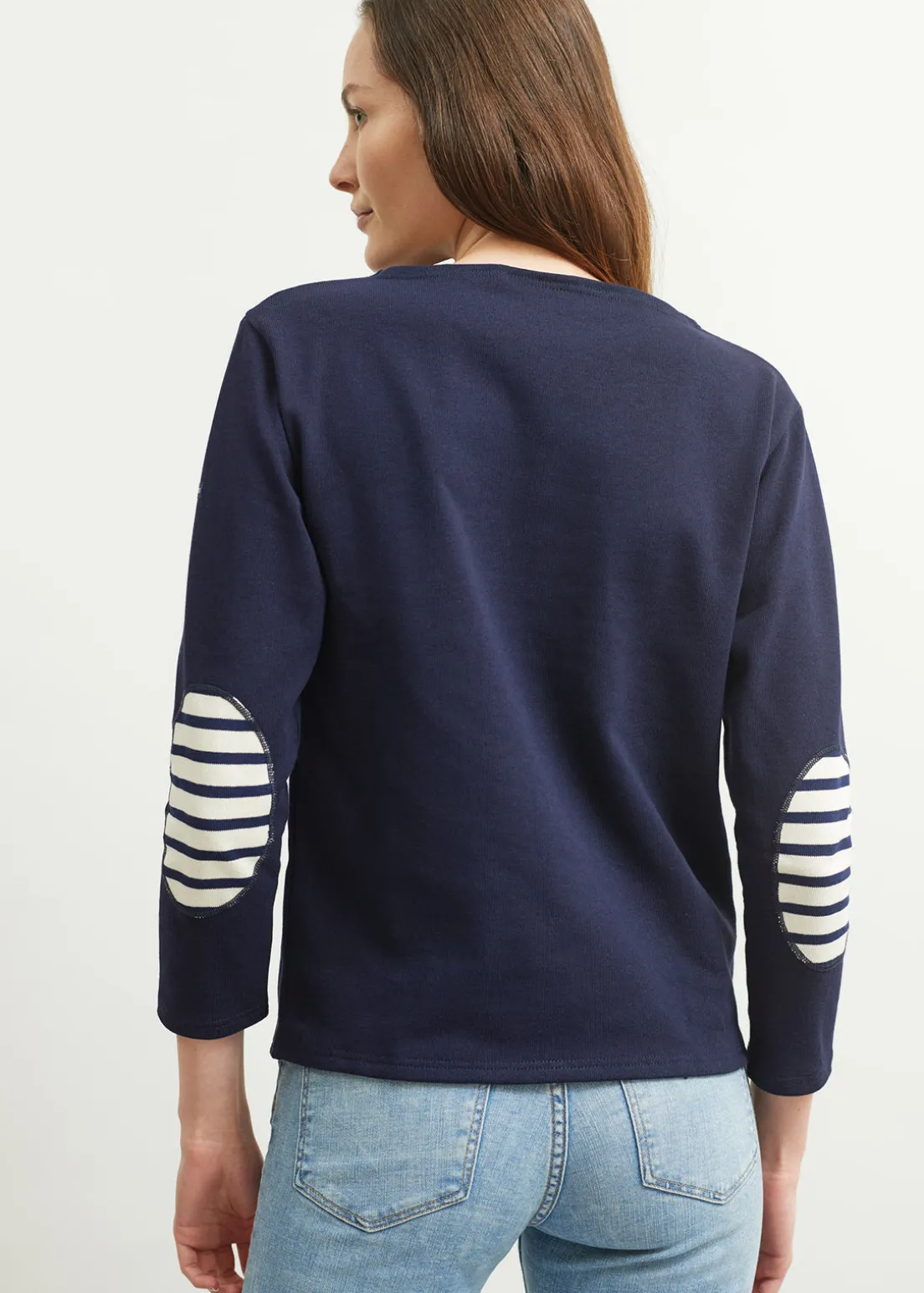 Guildo boat neck sailor shirt