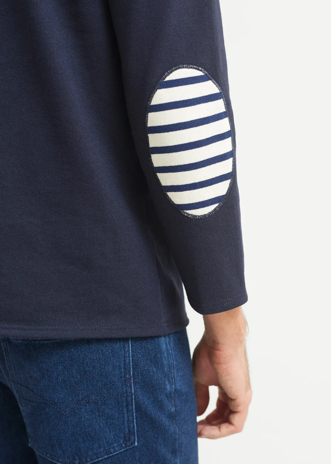 Guildo boat neck sailor shirt