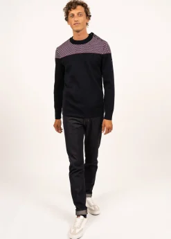 Jacquard sailor jumper