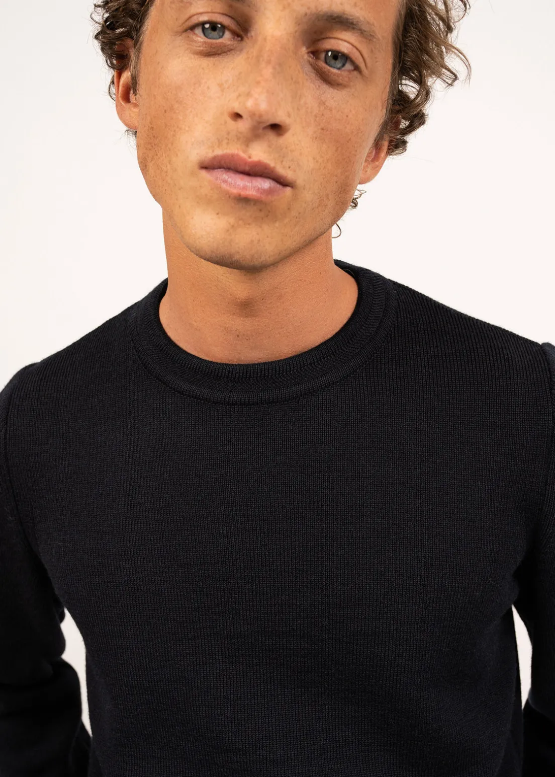 Locronan round neck jumper