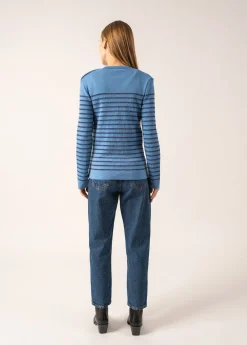 Marée II Lurex sailor jumper