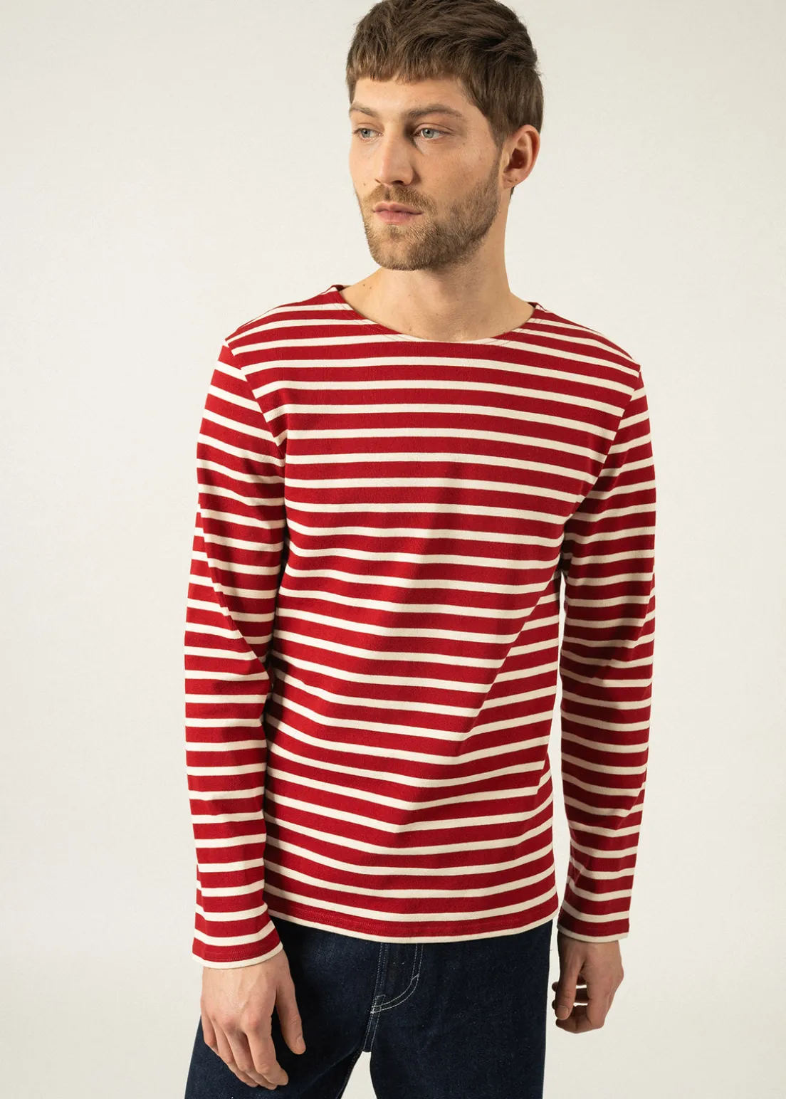 Meridien unisex striped sailor shirt
