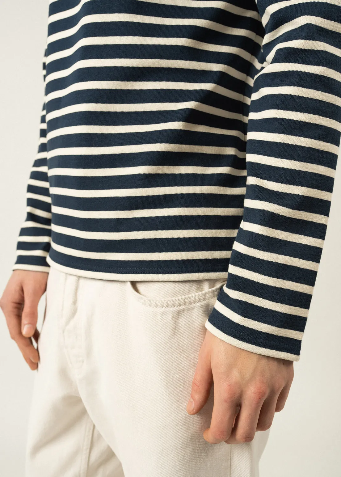Meridien unisex striped sailor shirt