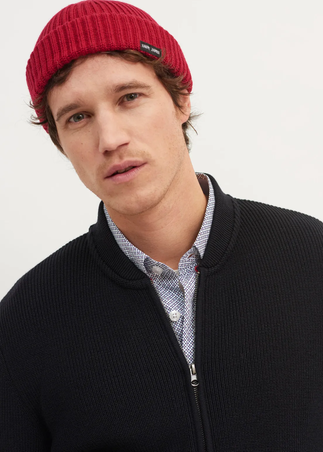 Miki sailor cap with turn-up,