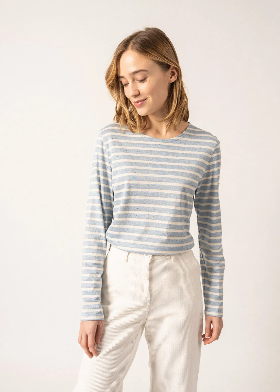 Minquidame Sequinned Breton Shirt